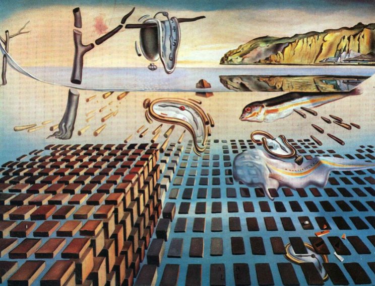The disintegration of the persistence of memory - S. Dali